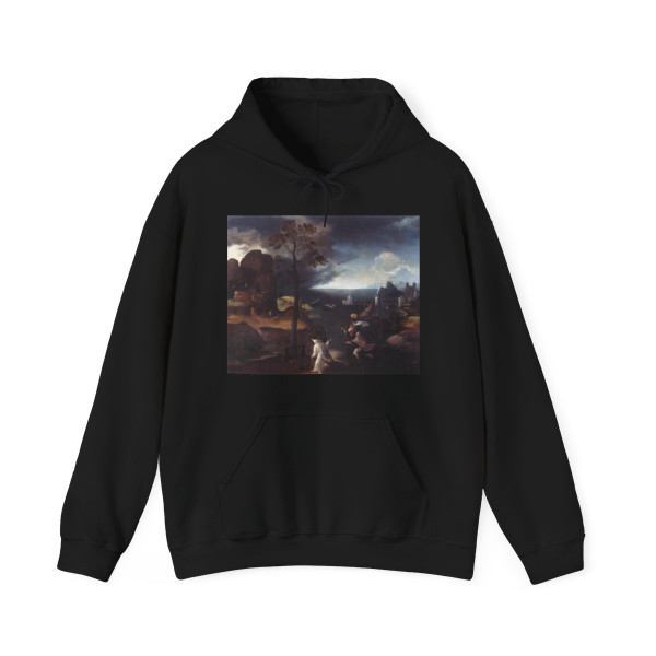 PATENIER, Joachim - St Christopher Bearing the Christ Child (Artwork) Hoodie