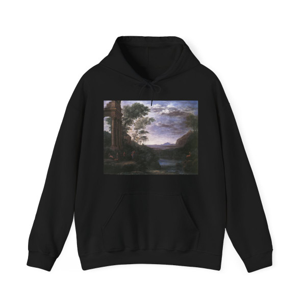 CLAUDE LORRAIN - Landscape with Ascanius Shooting the Stag of Sylvia (Artwork) Hoodie