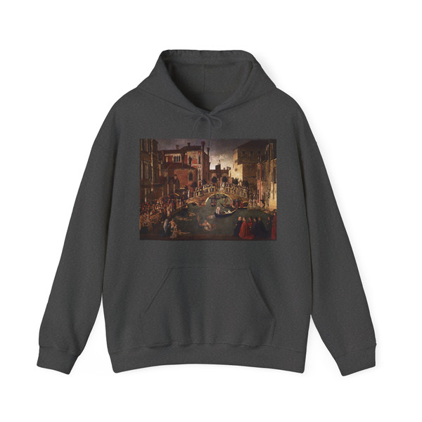 BELLINI, Gentile - Miracle of the Cross at the Bridge of San Lorenzo (Artwork) Hoodie
