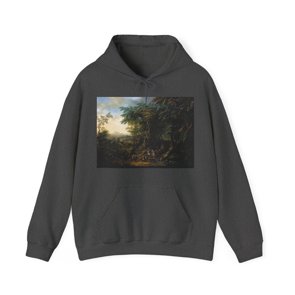 JANNECK, Franz Christoph - Travellers on a Forest Road (Artwork) Hoodie