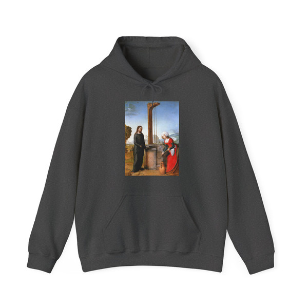 JUAN de Flandes - Christ and the Woman of Samaria (Artwork) Hoodie