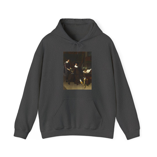 KEYSER, Thomas de - Constantijn Huygens and his Clerk (Artwork) Hoodie