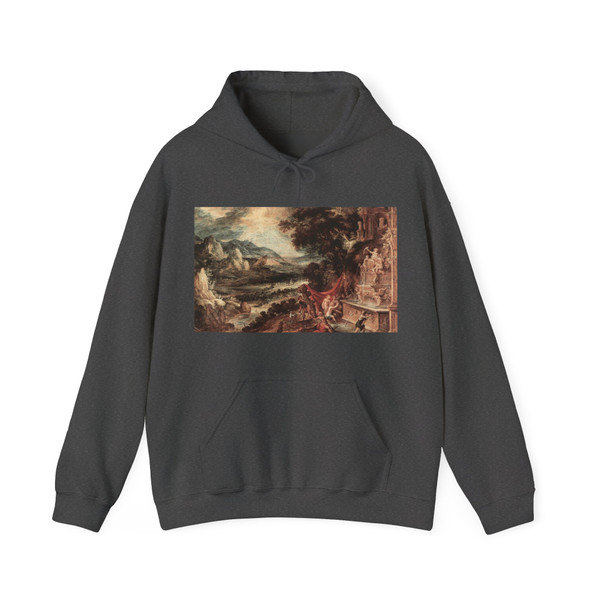 KEUNINCK, Kerstiaen - Landscape with Actaeon and Diana (Artwork) Hoodie