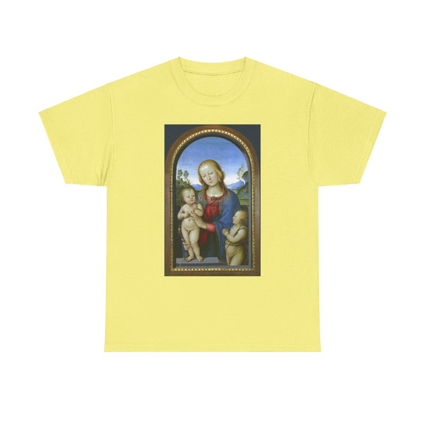 PERUGINO, Pietro -The Virgin and Child with Saint John (Artwork) T-Shirt