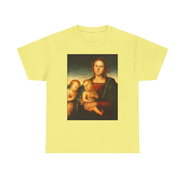 PERUGINO, Pietro -Madonna- Madonna with Child and Little St John (Artwork) T-Shirt