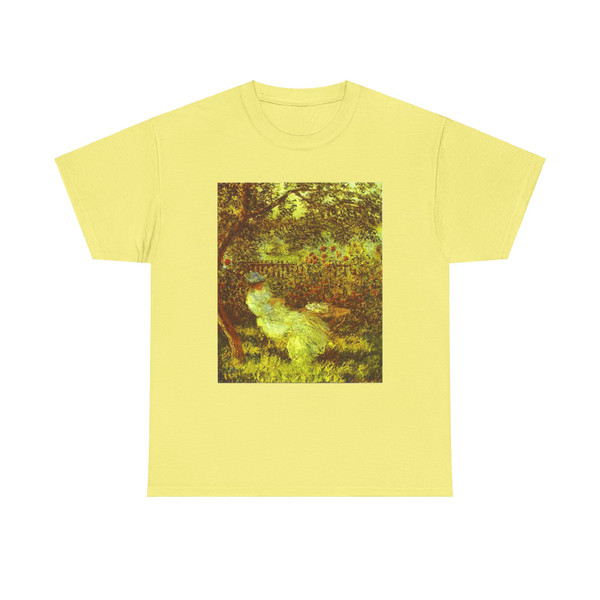 MONET, Claude - Alice Hoschede in the Garden (Artwork) T-Shirt