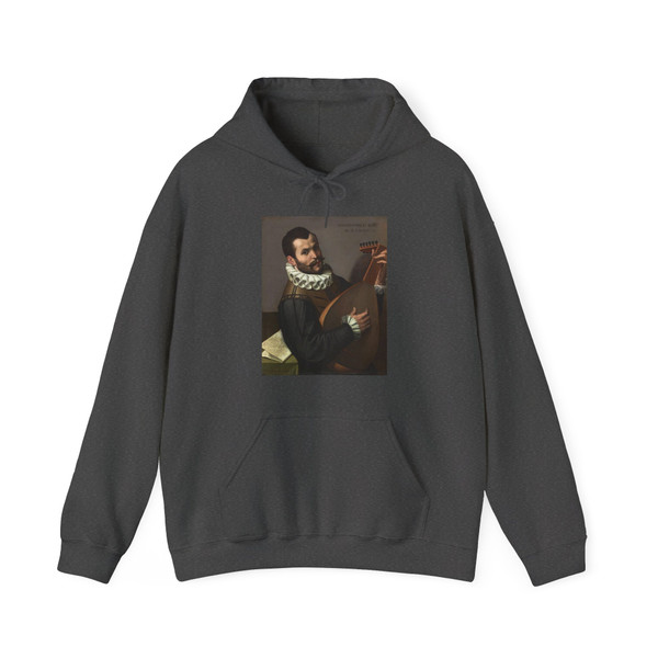 PASSEROTTI, Bartolomeo -  Portrait of a Man Playing a Lute (Artwork) Hoodie