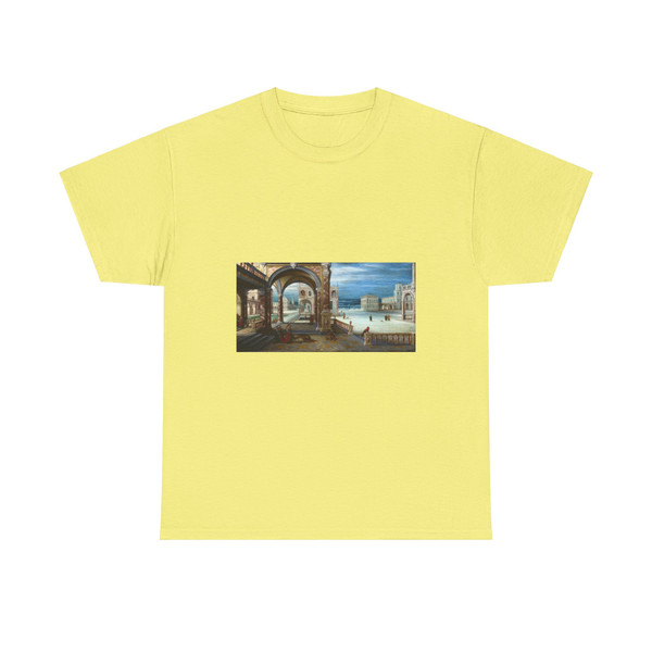 STEENWYCK, Hendrick van the Younger - The Courtyard of a Renaissance Palace (Artwork) T-Shirt