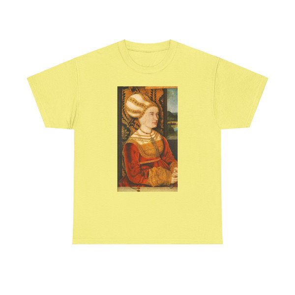 STRIGEL, Bernhard - Portrait of Sybilla von Freyberg (born Gossenbrot) (Artwork) T-Shirt