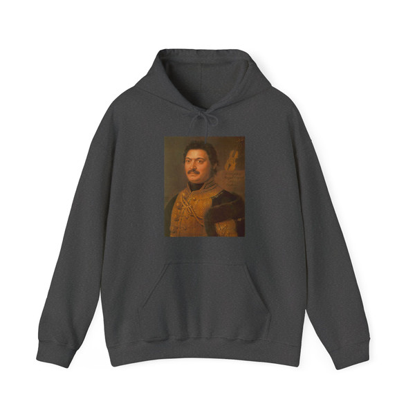 DONAT, Janos - Portrait of Janos Bihari, Composer and Gipsy Virtuoso (Artwork) Hoodie
