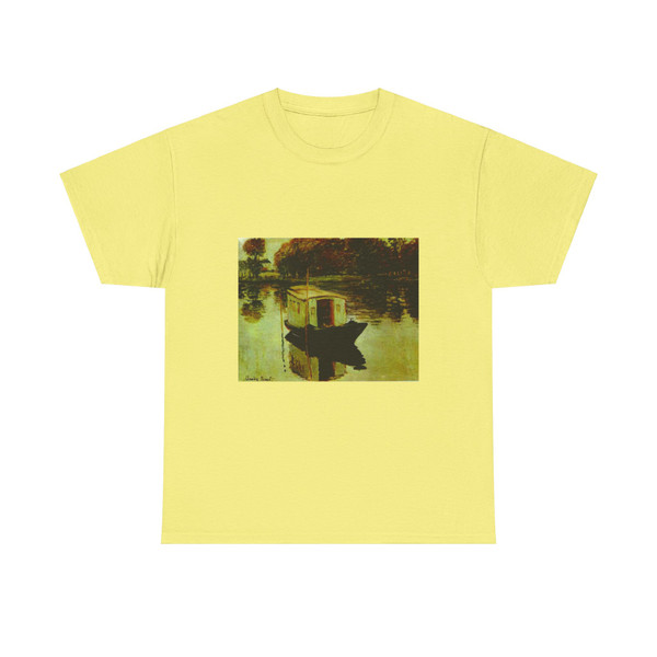 MONET, Claude - The Studio Boat (Artwork) T-Shirt