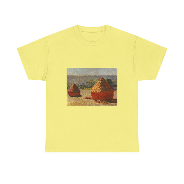 MONET, Claude - Haystack. End of the Summer. Morning (Artwork) T-Shirt