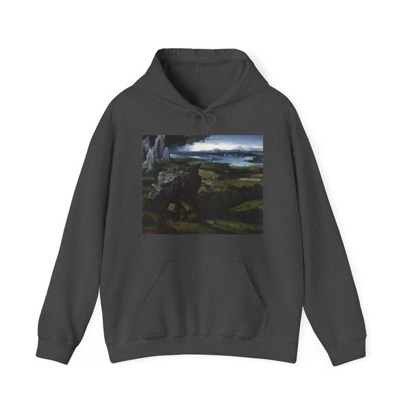 PATENIER, Joachim - Landscape with St Jerome (Artwork) Hoodie