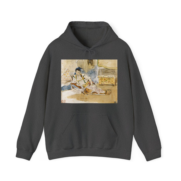 DELACROIX, EUGENE - Mounay ben Sultan (Artwork) Hoodie