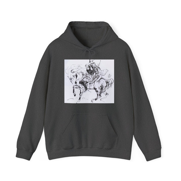 DELACROIX, EUGENE - Sketch for Attila (Artwork) Hoodie