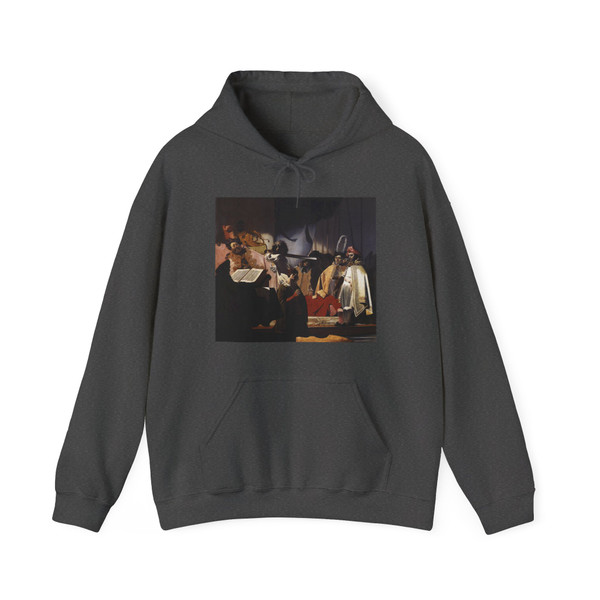 GALEN, Nicolaes van - Count Willem III Presides over the Execution of the Dishonest Bailiff in 1336 (Artwork) Hoodie