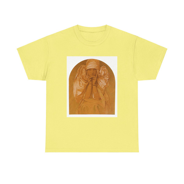 MUCHA, Alphonse Maria - Portrait of the Artists Daughter Jaroslava (Artwork) T-Shirt