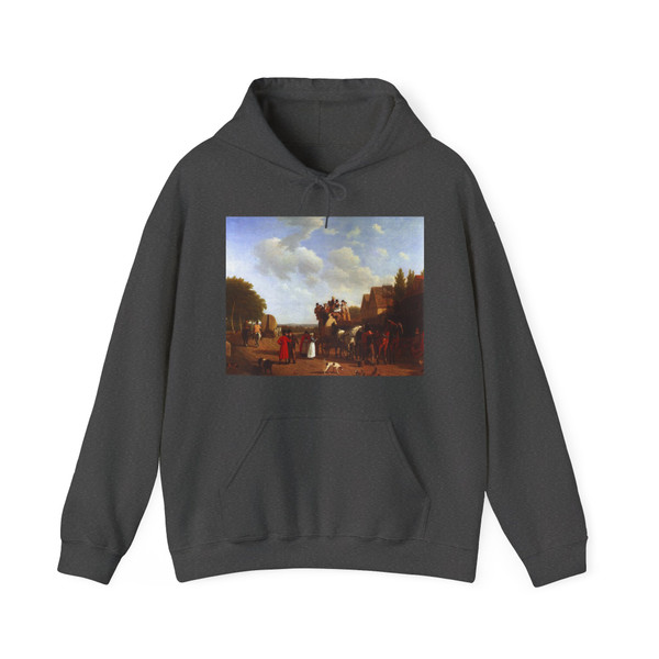 AGASSE, Jacques-Laurent - The Last Stage on the Portsmouth Road (Artwork) Hoodie