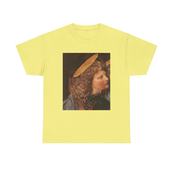 VERROCCHIO, Andrea del - The Baptism of Christ (detail by Leonardo da Vinci) (Artwork) T-Shirt