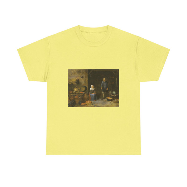TILBORGH, Gillis van - A Barn Interior (Artwork) T-Shirt