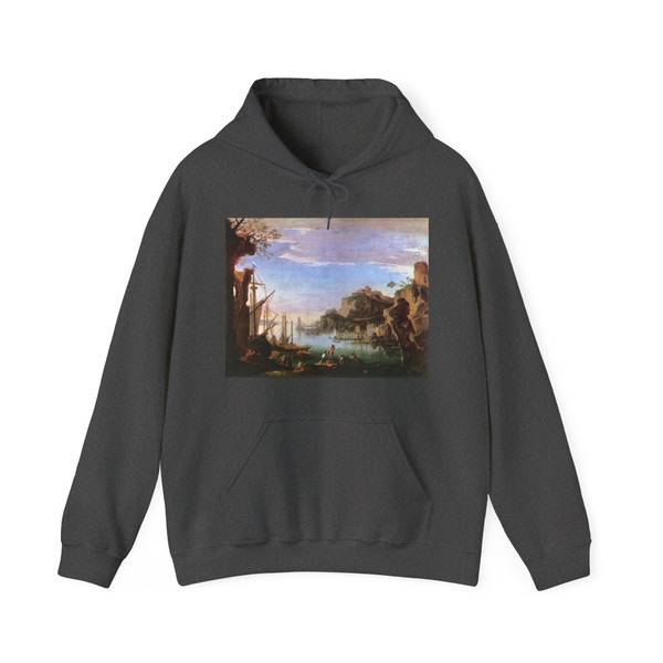 ROSA, Salvator - Harbour with Ruins (Artwork) Hoodie