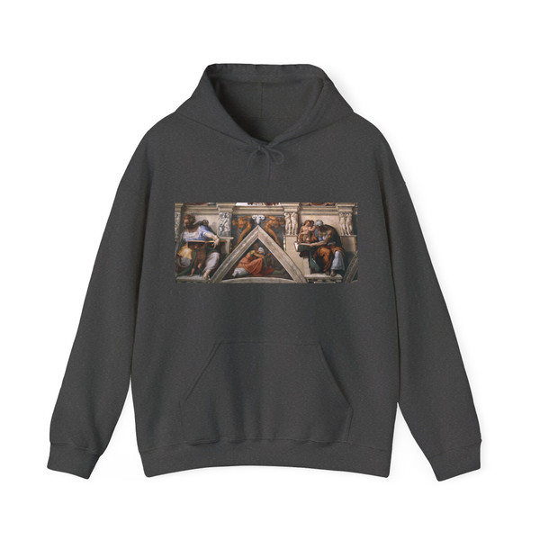 MICHELANGELO, Buonarroti -The ceiling (detail)3 (Artwork) Hoodie