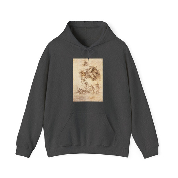 MICHELANGELO, Buonarroti -Drawing--Drawing- 2phaetho (Artwork) Hoodie