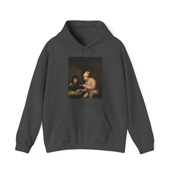 OSTADE, Adriaen Jansz. van - Piping and Drinking in the Tavern (Artwork) Hoodie