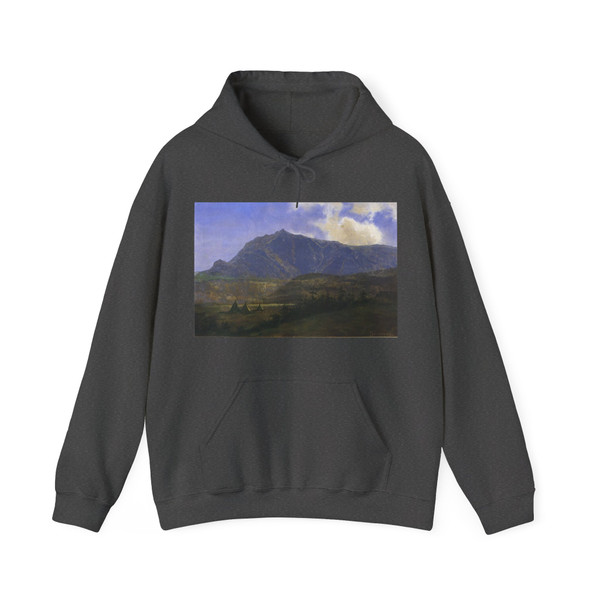 BIERSTADT, Albert - Indian Encampment (Artwork) Hoodie