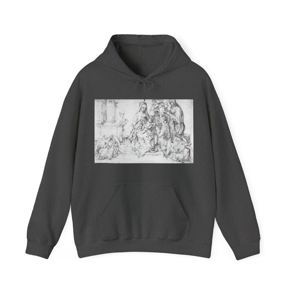 DURER, Albrecht - The Virgin with Two Angels and Four Saints (Artwork) Hoodie