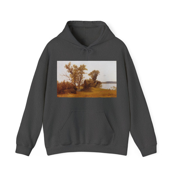 BIERSTADT, Albert - Sailboats on the Hudson a Irvington (Artwork) Hoodie