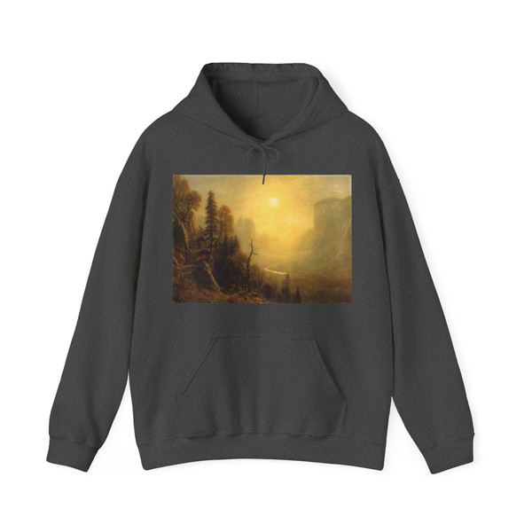 BIERSTADT, Albert - Study for Yosemite Valley Glacier Point Trail (Artwork) Hoodie