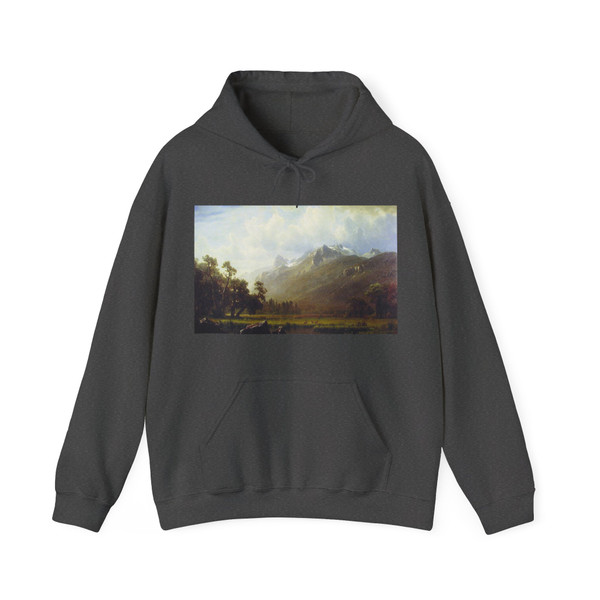 BIERSTADT, Albert - The Sierras near Lake Tahoe (Artwork) Hoodie