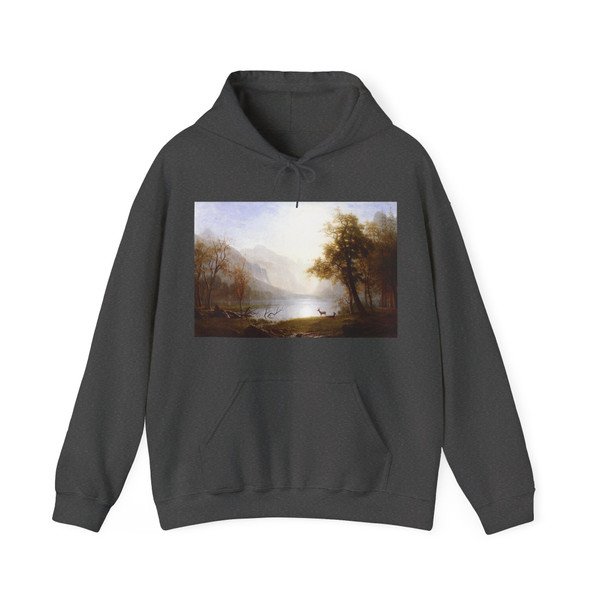 BIERSTADT, Albert - Valley in Kings Canyon (Artwork) Hoodie