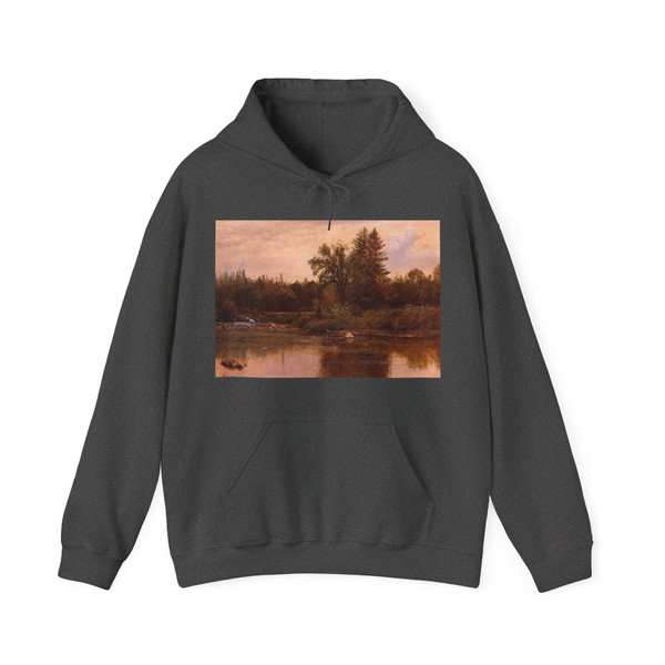 BIERSTADT, Albert - Landscape New Hampshire (Artwork) Hoodie