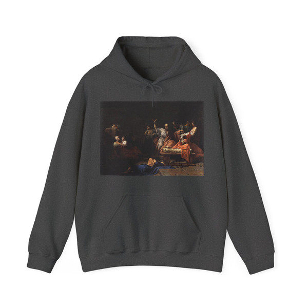 PEYRON, Jean-Francois-Pierre - The Death of Socrates (Artwork) Hoodie
