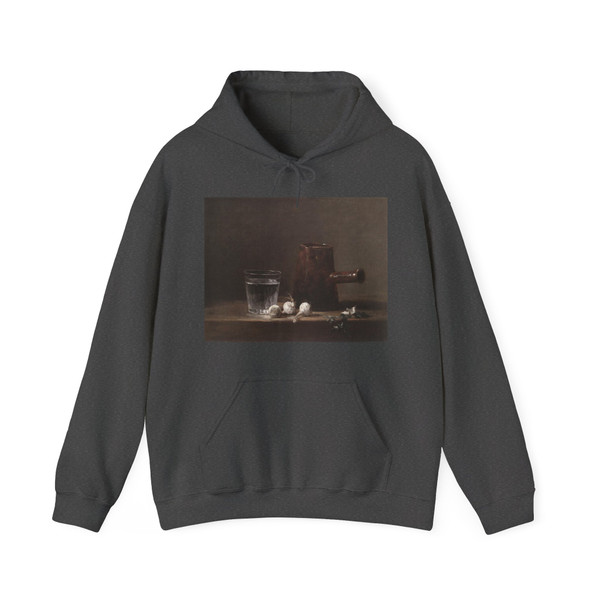 CHARDIN, Jean-Baptiste-Simeon - Water Glass and Jug (Artwork) Hoodie