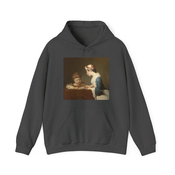 CHARDIN, Jean-Baptiste-Simeon - The Young Schoolmistress (Artwork) Hoodie