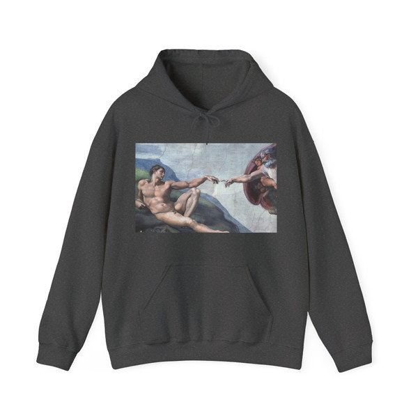 MICHELANGELO, Buonarroti - The Creation of Man (Artwork) Hoodie