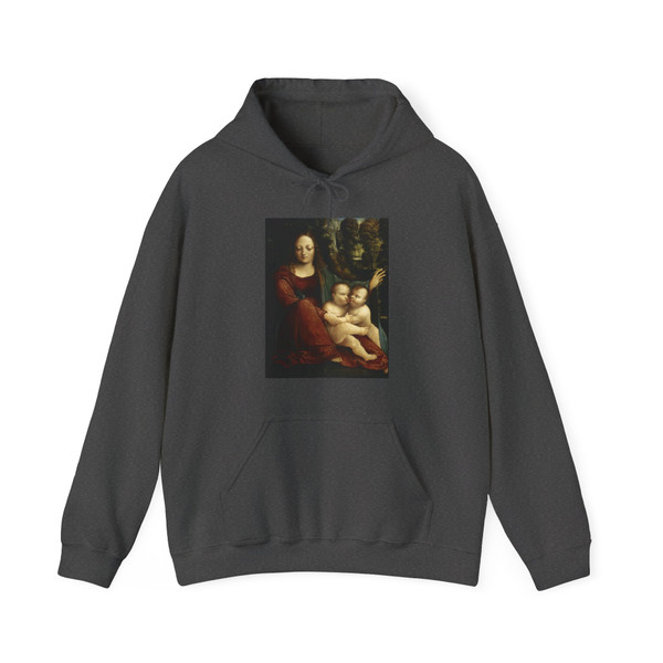 PIAZZA DA LODI, Martino - Madonna and Child with the Infant St John (Artwork) Hoodie