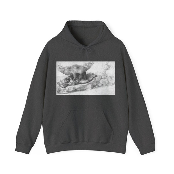 MICHELANGELO, Buonarroti -Drawing--Drawing- 1cavali2 (Artwork) Hoodie