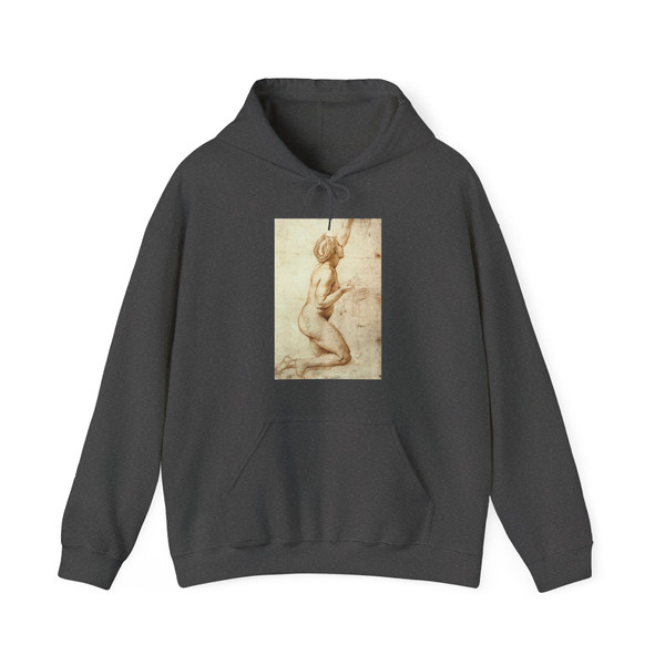 RAFFAELLO Sanzio - Kneeling Nude Woman (Artwork) Hoodie