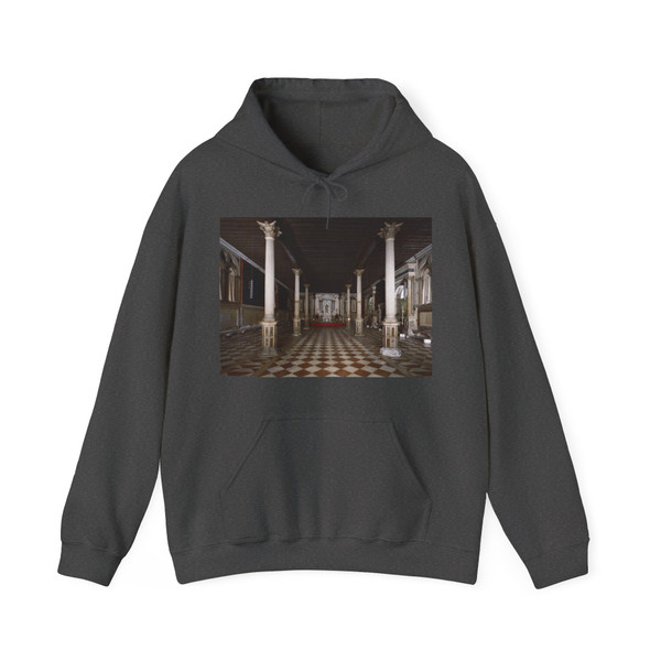 TINTORETTO, Jacopo Robusti - View of the Sala Inferiore (Artwork) Hoodie