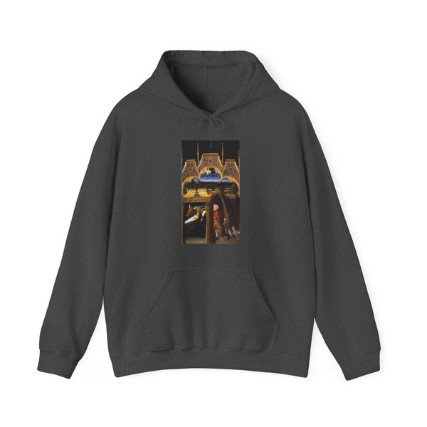 PIETRO di Giovanni d'Ambrogio - Adoration of the Shepherds (Artwork) Hoodie