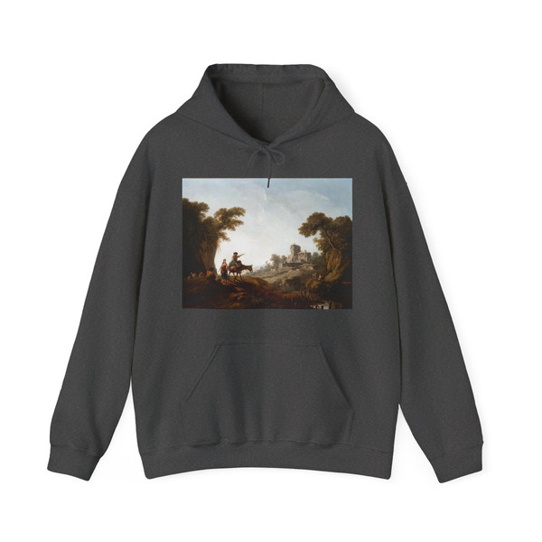 PILLEMENT, Jean-Baptiste - River Landscape (Artwork) Hoodie