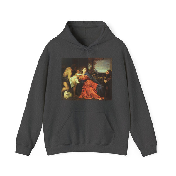 TIZIANO Vecellio - Holy Family and Donor (Artwork) Hoodie