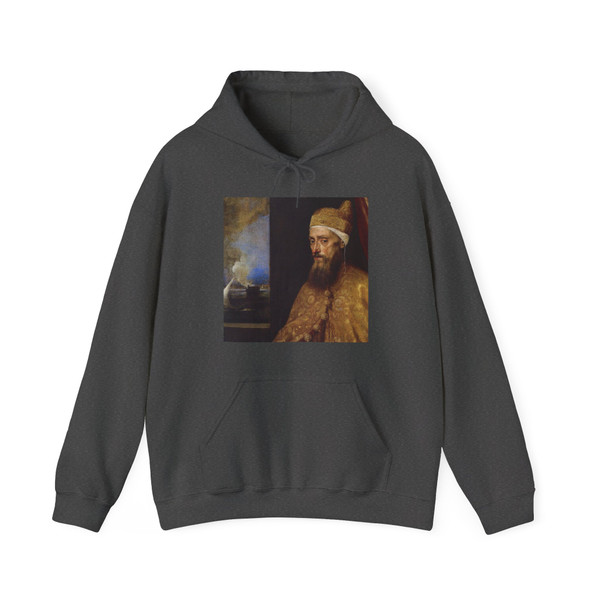 TIZIANO Vecellio - Portrait of the Doge Francesco Venier (detail) (Artwork) Hoodie
