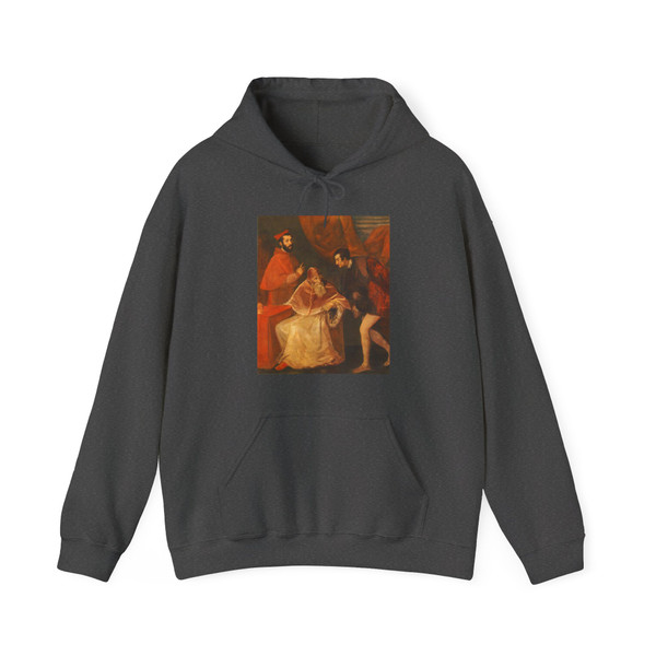 TIZIANO Vecellio - Ppoe Paul III and his Cousins Alessandro and Ottavio (Artwork) Hoodie