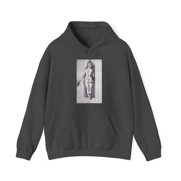 DURER, Albrecht - Rear View of a Female Nude Holding A Cap (Artwork) Hoodie