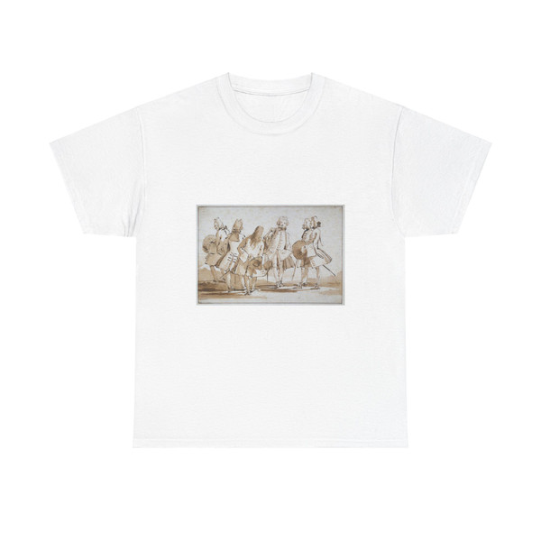 TIEPOLO, Giovanni Battista - Venetian Promenade (Artwork) T-Shirt
